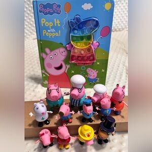 Peppa Pig book with 12 characters